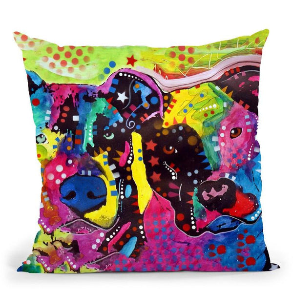 Pits Throw Pillow By Dean Russo
