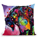 Pointer Throw Pillow By Dean Russo
