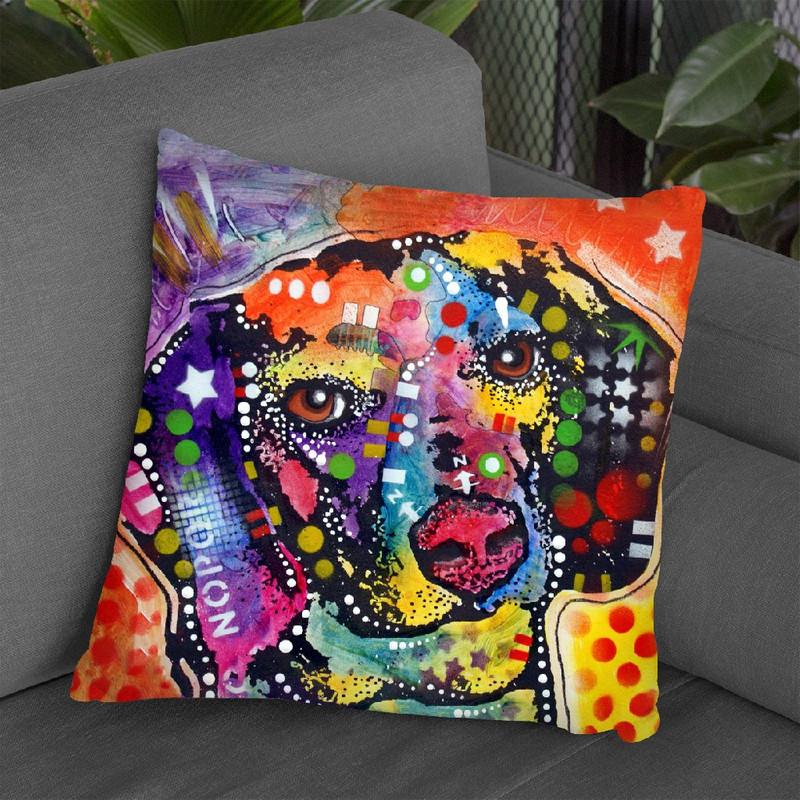 Spotted Beagle Throw Pillow By Dean Russo
