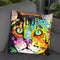 Straight Cat Throw Pillow By Dean Russo