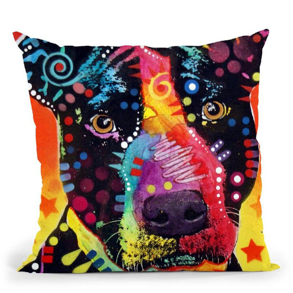 The Focused Pit Throw Pillow By Dean Russo