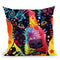 The Focused Pit Throw Pillow By Dean Russo