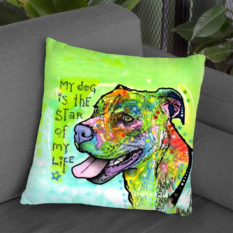 The Star Of My Life Throw Pillow By Dean Russo