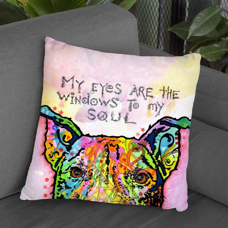 Windows To My Soul Throw Pillow By Dean Russo