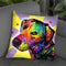 Yellow Sorta Lab Throw Pillow By Dean Russo