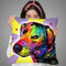 Yellow Sorta Lab Throw Pillow By Dean Russo