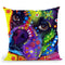 Young Boxer Throw Pillow By Dean Russo