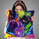 Young Boxer Throw Pillow By Dean Russo