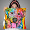 Labrador Square Throw Pillow By Dean Russo