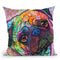 Pug Love Throw Pillow By Dean Russo