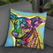 Squat Throw Pillow By Dean Russo