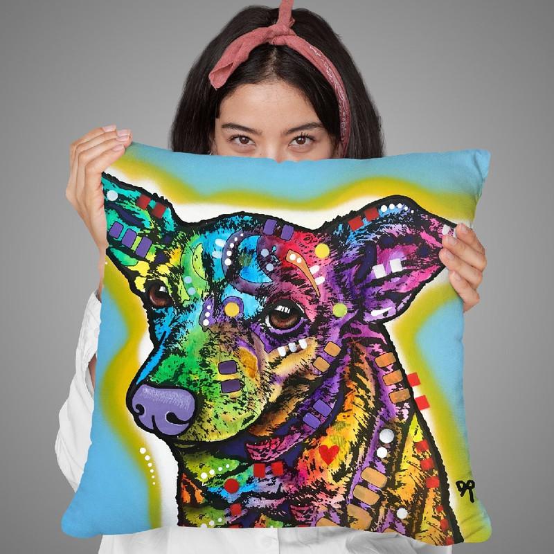 Squat Throw Pillow By Dean Russo