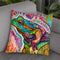Psychedelic Frog Throw Pillow By Dean Russo