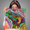 Psychedelic Frog Throw Pillow By Dean Russo