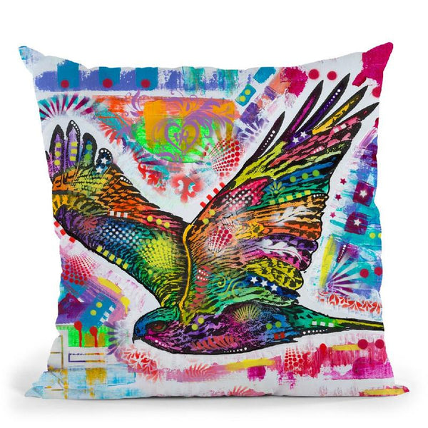 Hawk Throw Pillow By Dean Russo