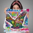 Hawk Throw Pillow By Dean Russo