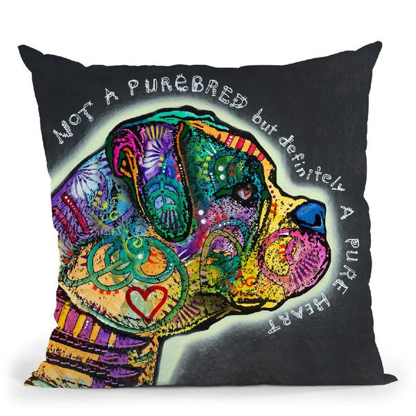 Pure Heart Throw Pillow By Dean Russo
