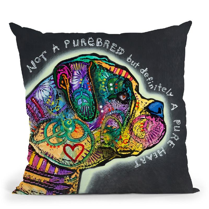 Pure Heart Throw Pillow By Dean Russo