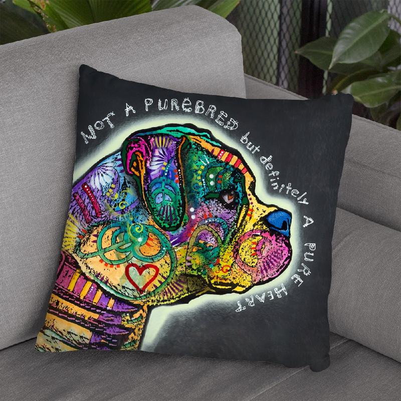 Pure Heart Throw Pillow By Dean Russo