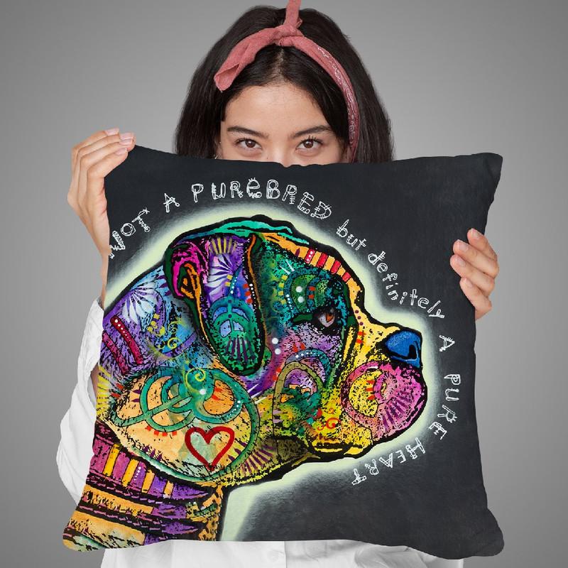Pure Heart Throw Pillow By Dean Russo