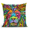Lion Good Throw Pillow By Dean Russo