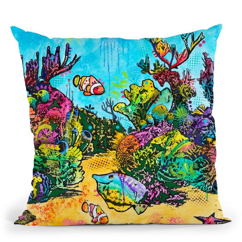Underwater Magic Throw Pillow By Dean Russo