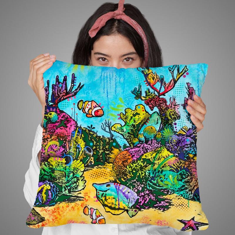Underwater Magic Throw Pillow By Dean Russo