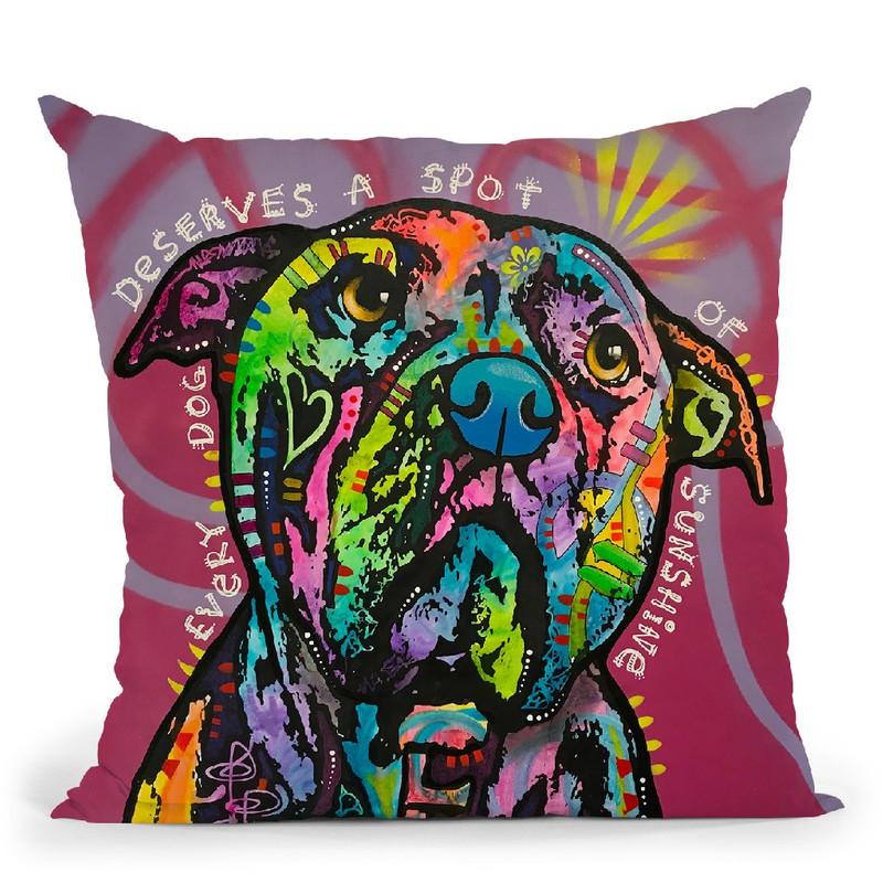 A Spot Of Sunshine Throw Pillow By Dean Russo