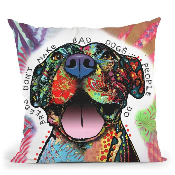 Bad Dogs Throw Pillow By Dean Russo