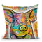 The Pig Throw Pillow By Dean Russo