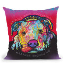 Dogs Don'T Discriminate Throw Pillow By Dean Russo