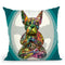 French Buddha Bulldog Throw Pillow By Dean Russo