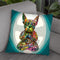 French Buddha Bulldog Throw Pillow By Dean Russo