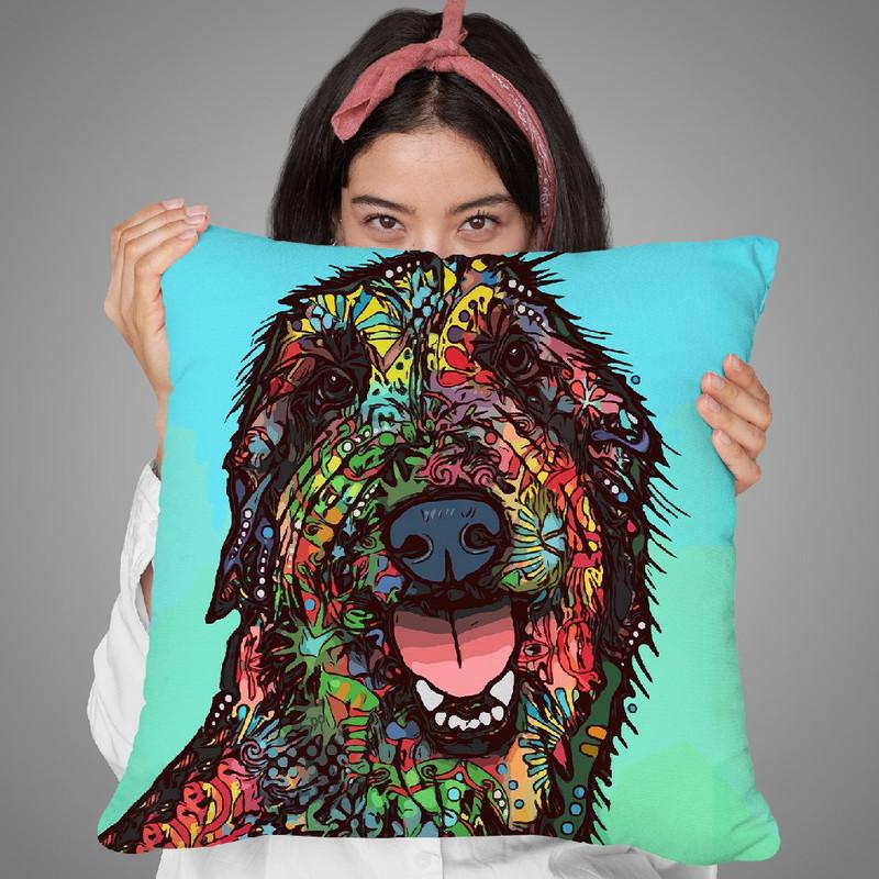 Funny Feeling Throw Pillow By Dean Russo