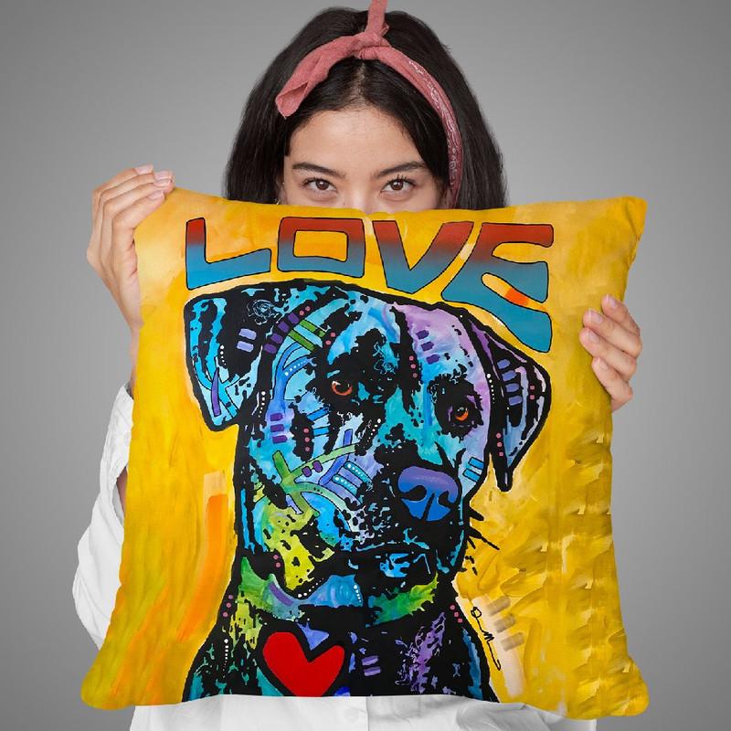 Gentle Giant Throw Pillow By Dean Russo