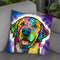 Heartfelt Retriever Throw Pillow By Dean Russo