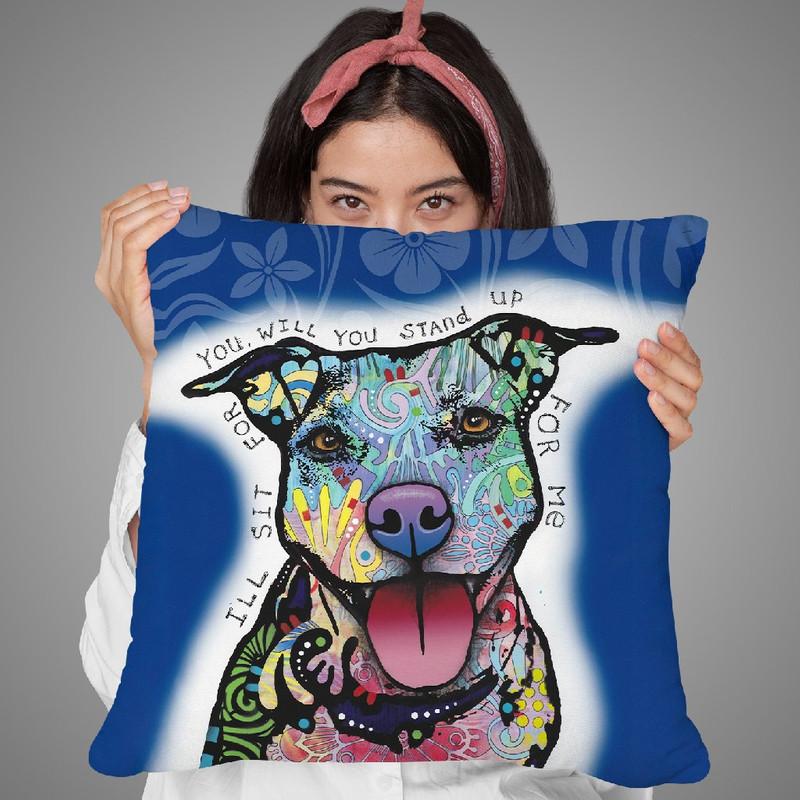 I'Ll Sit For You Throw Pillow By Dean Russo
