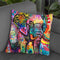 Elephant In Charge Throw Pillow By Dean Russo