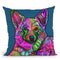 Indelible Corgi Throw Pillow By Dean Russo