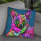 Indelible Corgi Throw Pillow By Dean Russo