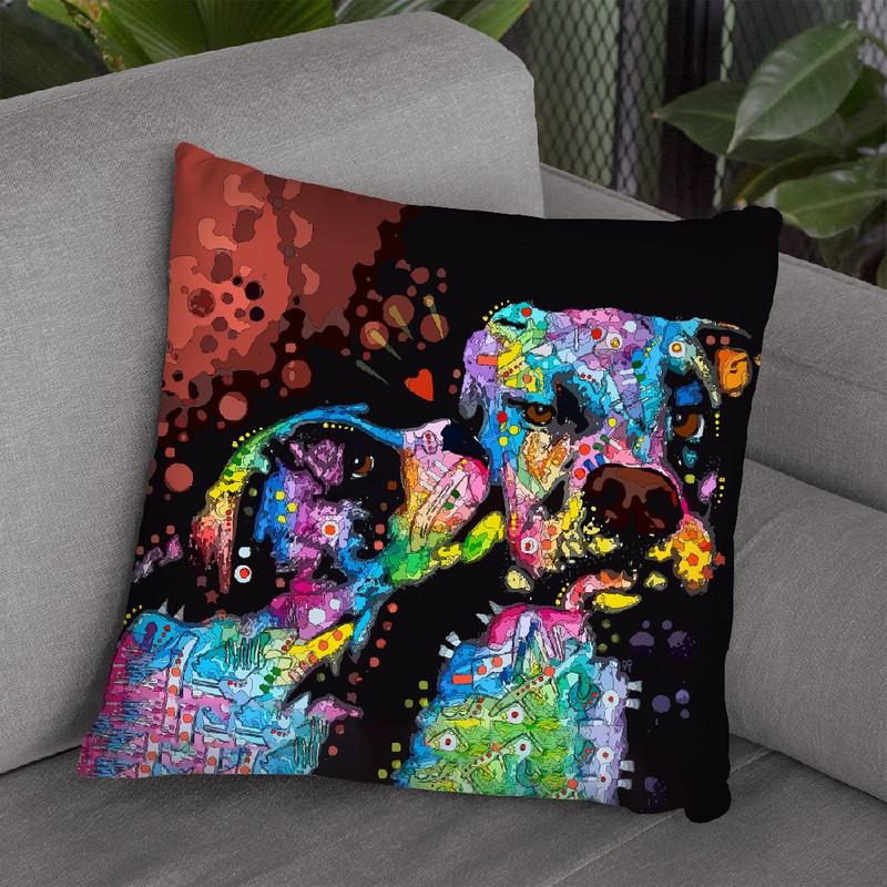 It'S Just Puppy Love Throw Pillow By Dean Russo