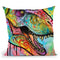 T Rex 1 Throw Pillow By Dean Russo