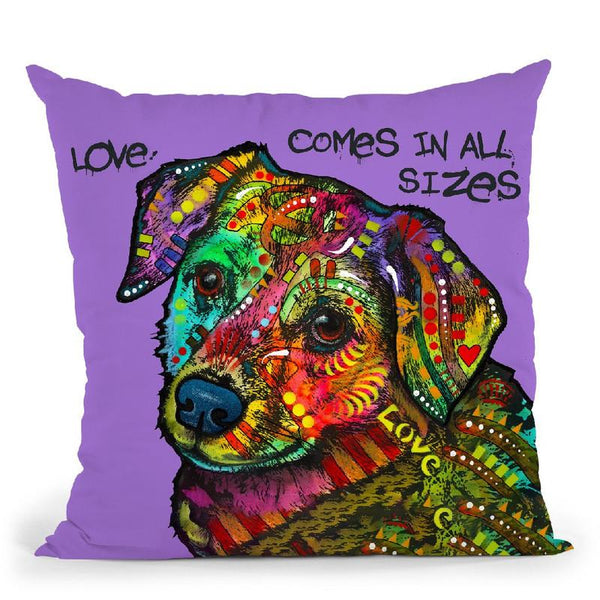 Love In All Sizes Throw Pillow By Dean Russo