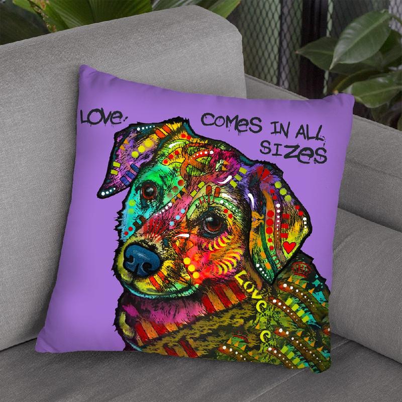 Love In All Sizes Throw Pillow By Dean Russo