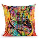 Guitar Throw Pillow By Dean Russo