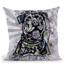 My Dog Throw Pillow By Dean Russo