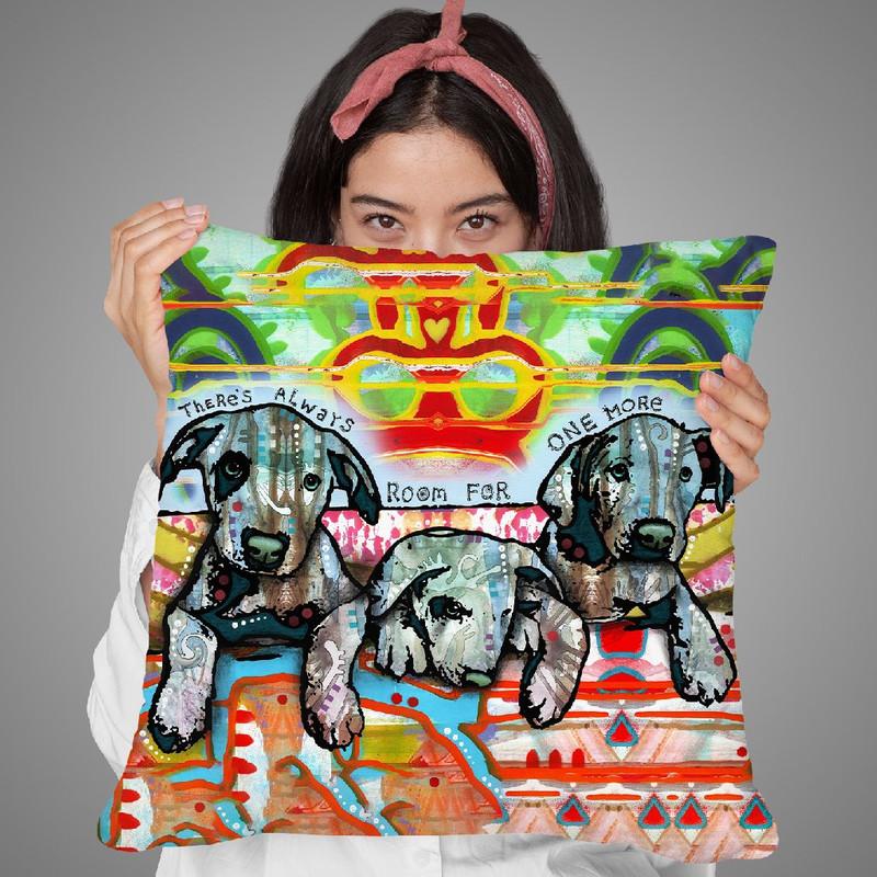 One More Throw Pillow By Dean Russo