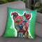 Peace, Love, And Rescue Throw Pillow By Dean Russo