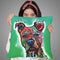 Peace, Love, And Rescue Throw Pillow By Dean Russo