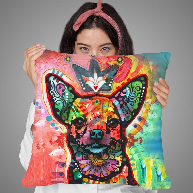 Royal-Chi Throw Pillow By Dean Russo